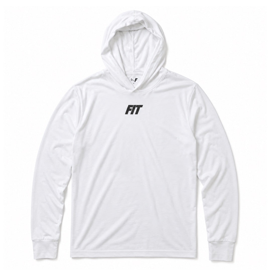 Unisex Cardio District x FIT Hooded long-sleeve tee