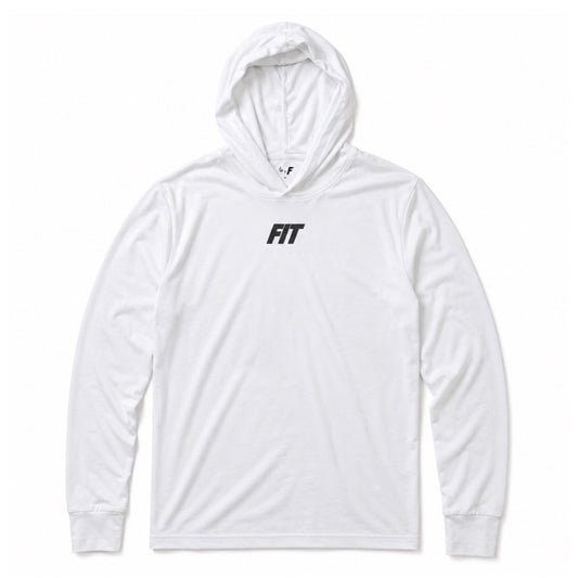 Unisex Cardio District x FIT Hooded long-sleeve tee