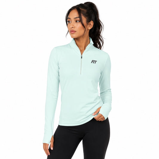 Women's Cardio District x FIT Quarter-Zip Yoga Pullover