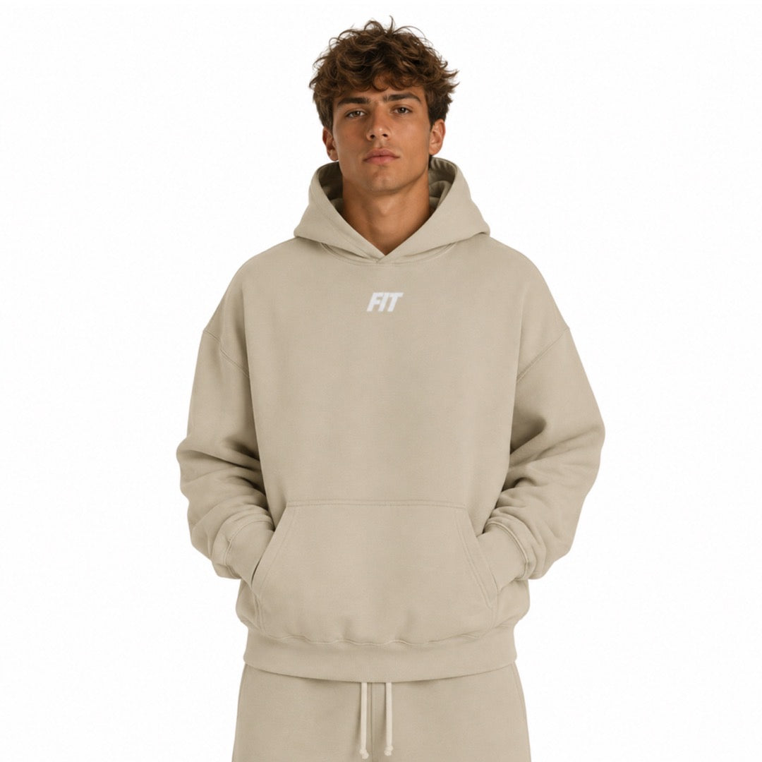 Men's Cardio District x FIT boxy drop shoulder hoodie