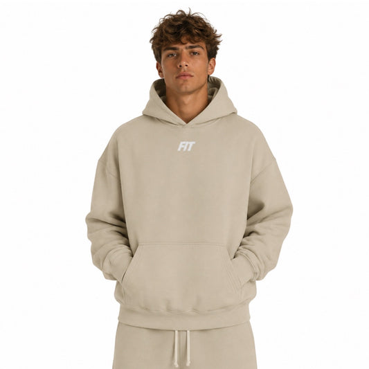 Men's Cardio District x FIT boxy drop shoulder hoodie
