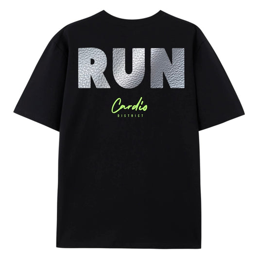 Men's Cardio District "RUN" Regular Fit Crew Neck T-shirt