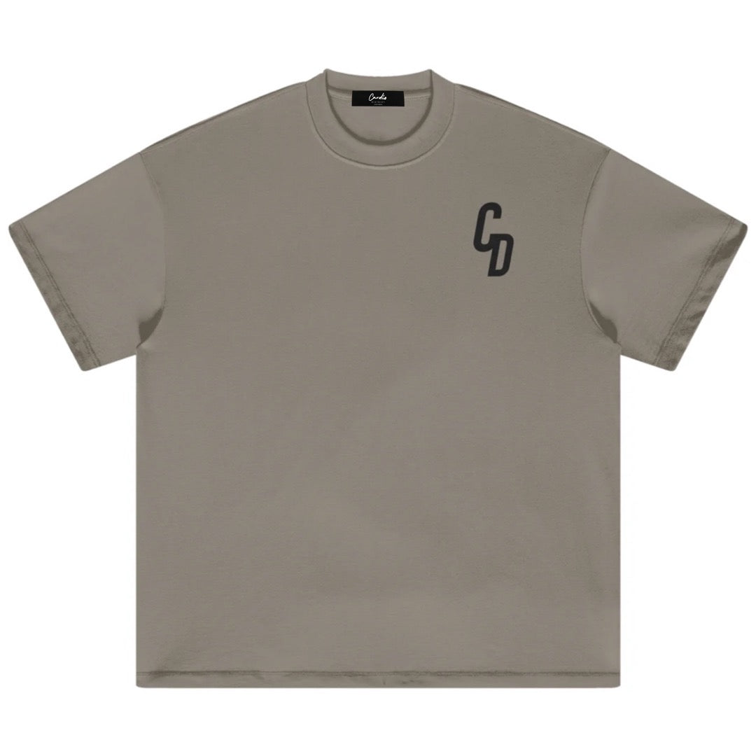 Men's Cardio District "CD" Heavyweight Earth Tone T-Shirt