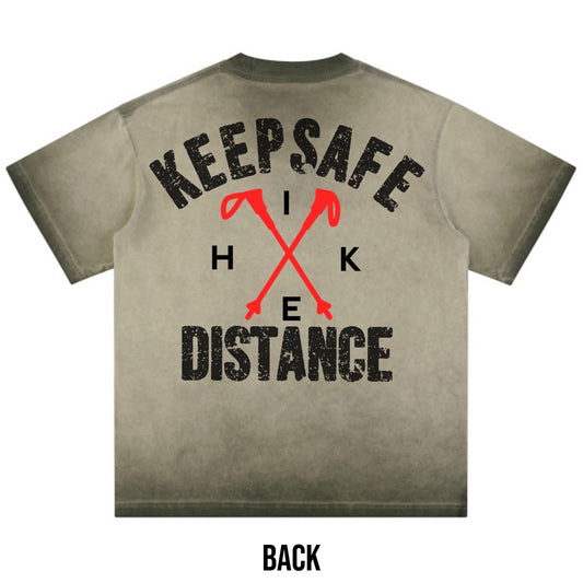 Men's Cardio District "HIKING" Reverse Dyed T-shirt