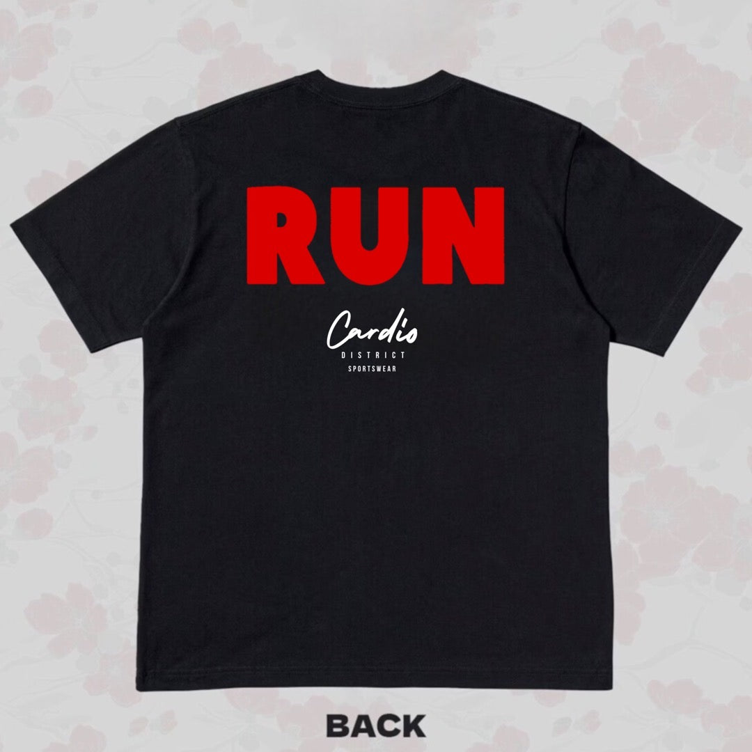 Unisex Cardio District "RUN" T Shirt
