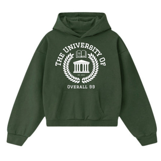 Unisex Overall Ninety Nine "University" Worldwide Qualtiy Hoodie