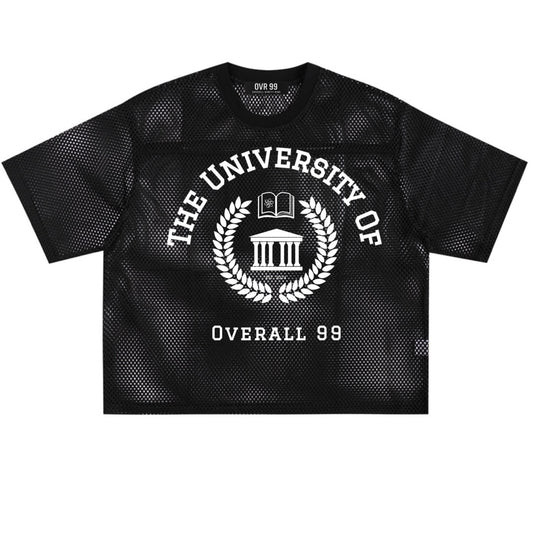 Men's Overall Ninety Nine "University" See-through Boxy Net Jersey