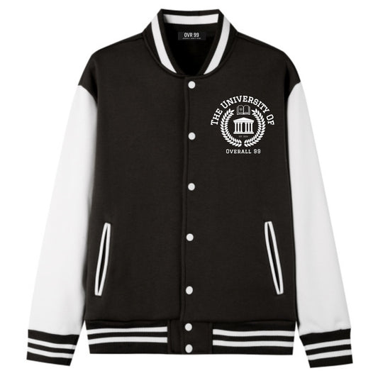 Men's Overall Ninety Nine Brand "University" Two-Tone Fleeced Varsity Jacket