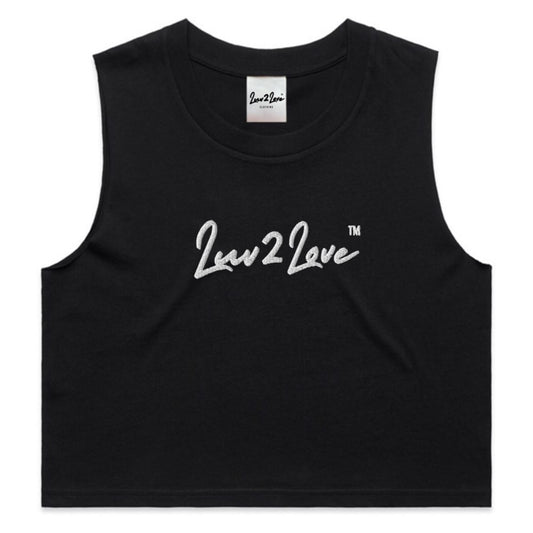 Women Luv2Love CROP TANK