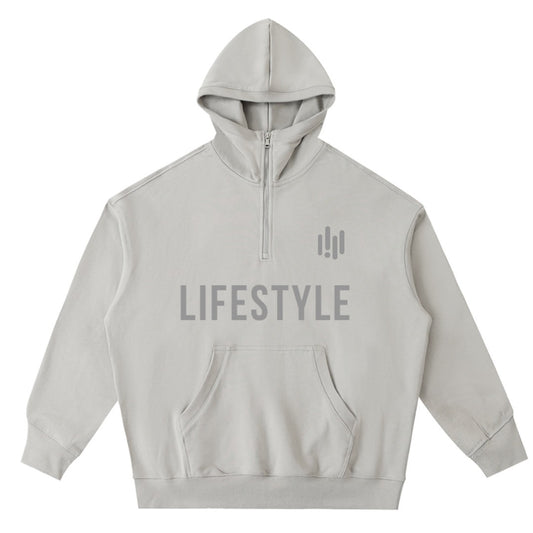 Men's Cardio District Lifestyle Big Hood Half-Zip Fleece Hoodie