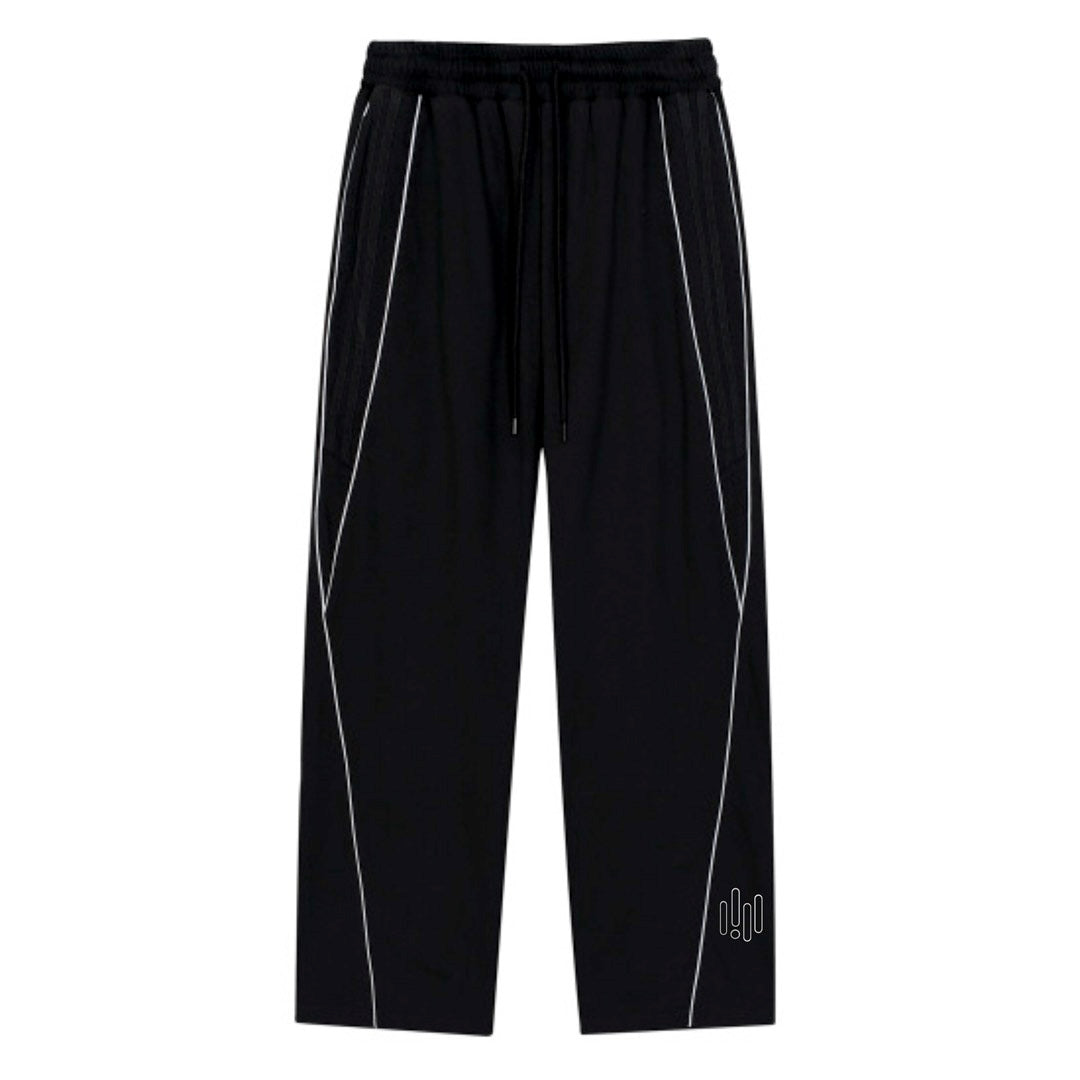 Men's Cardio District Reflection Striped Straight-Leg Sweatpants
