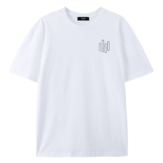 Men's Cardio District Open Logo Essential Heavyweight Cotton T-Shirt