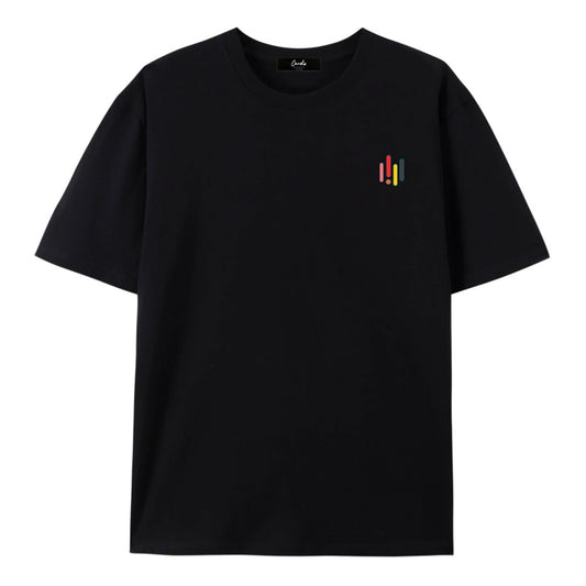 Men's Cardio District "Night Life" Lifestyle Logo Oversized Cotton T-Shirt