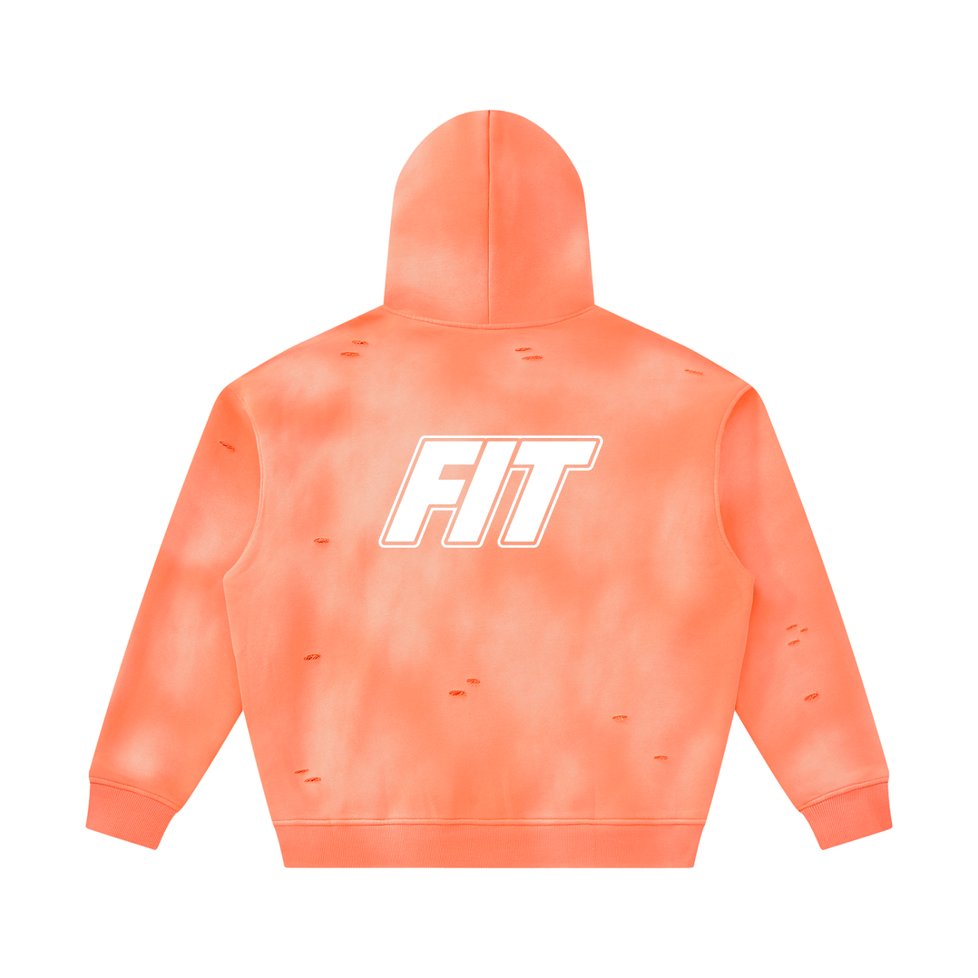 Men's Cardio District x FIT Sunfade Frayed Fleece Hoodie