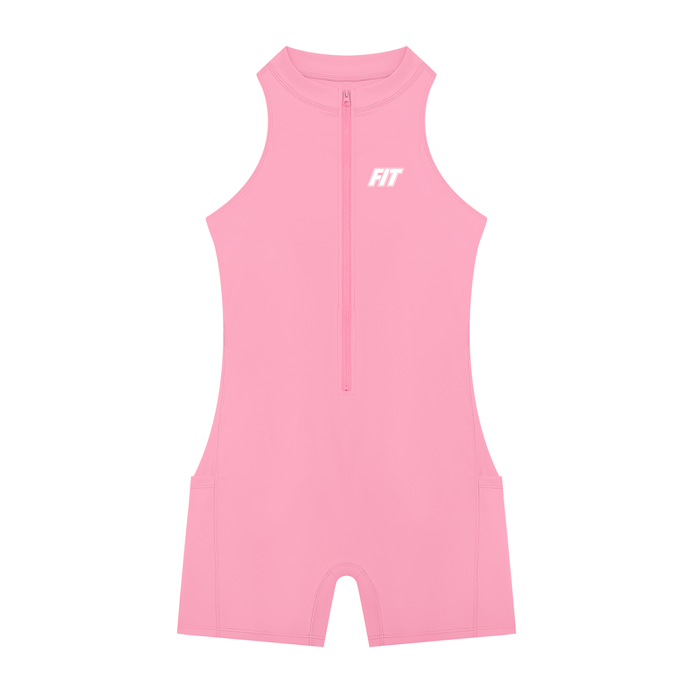 Women’s Cardio District x FIT Quarter-Zip Yoga Romper