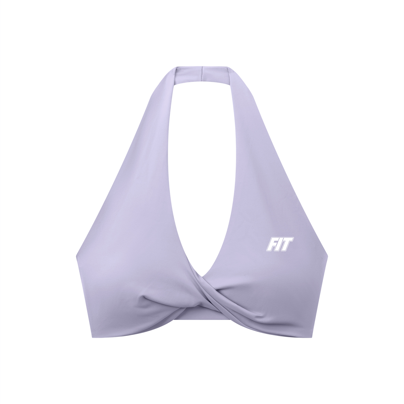 Women's Cardio District x FIT Pleated Halter Sports Bra