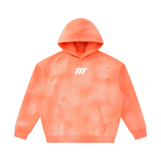Men's Cardio District x FIT Sunfade Frayed Fleece Hoodie