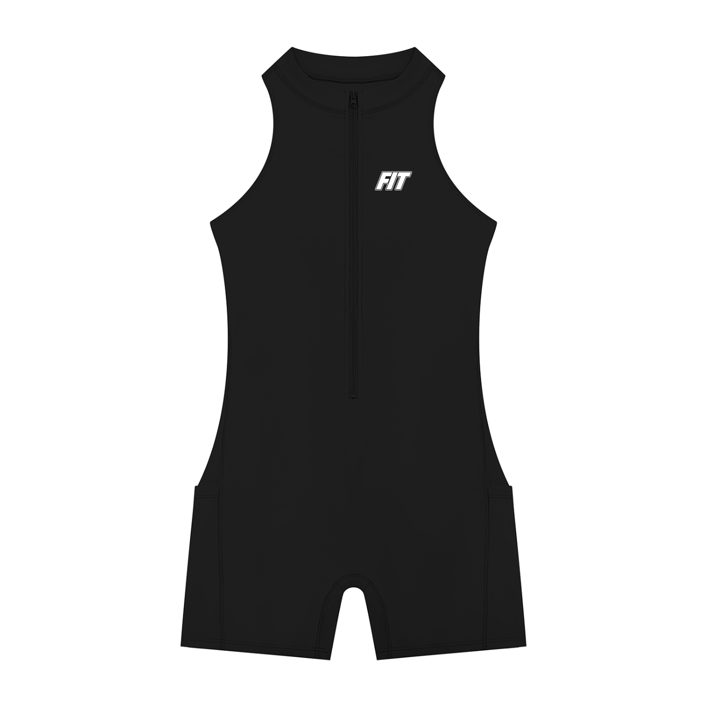 Women’s Cardio District x FIT Quarter-Zip Yoga Romper