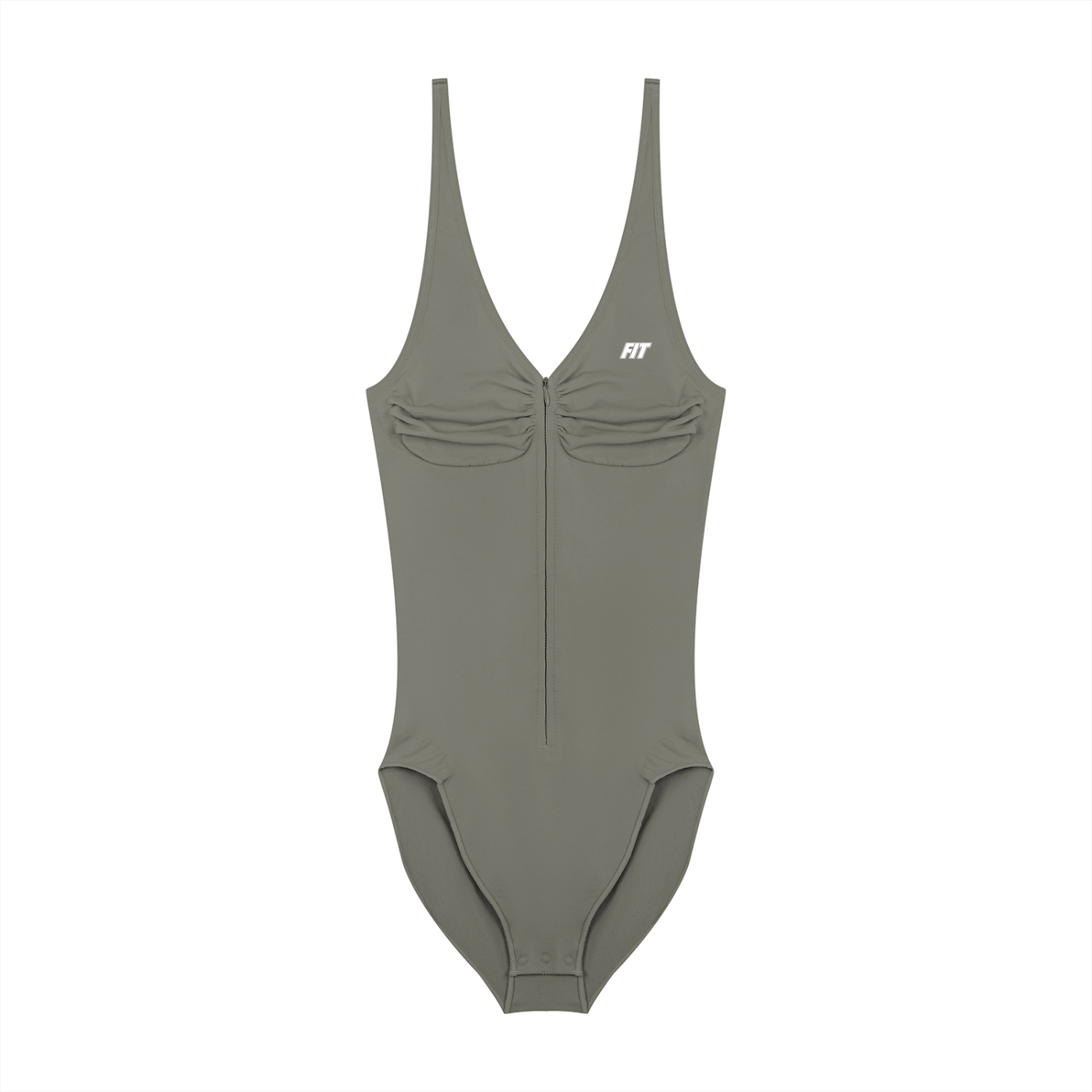 Women’s Cardio District x FIT Full-Zip Ruched Bodysuit