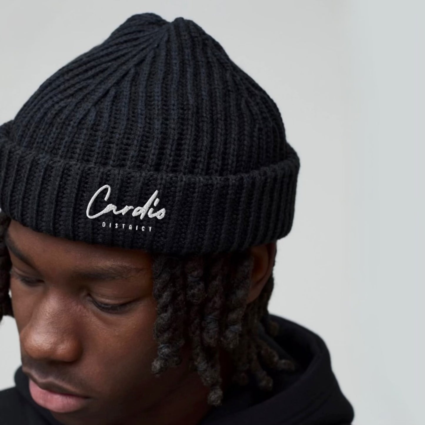 Cardio District Logo Fisherman Beanie